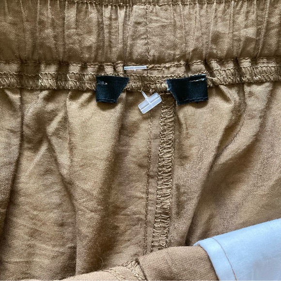 Brown Drawstring Fitted Shorts | Has Pockets | New No Tags - Picture 6 of 6